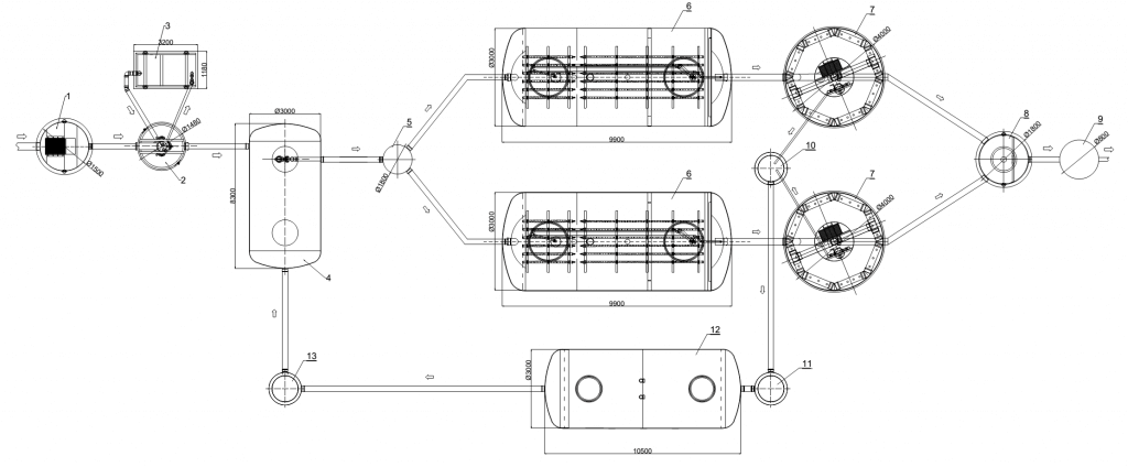 Schemat HNV 70m3